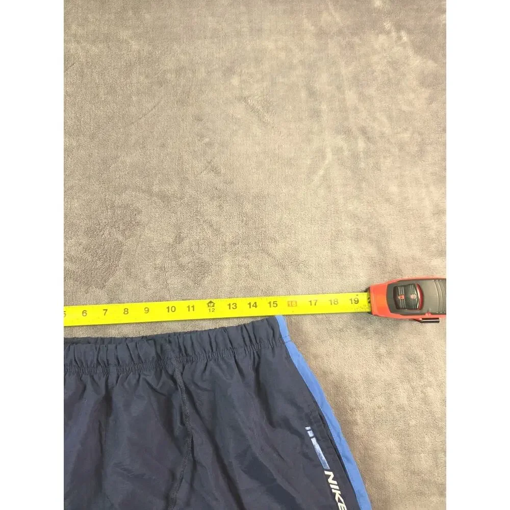 Nike Shorts Mens Sz XL Blue Athletic Colorblock Elastic Waist Pockets Y2K C36-13